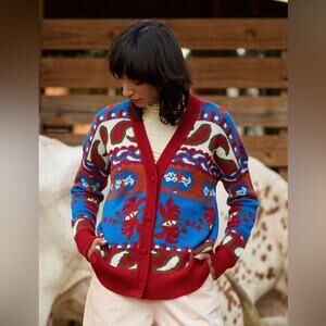 CAROLINA K Sabina Alpaca Cardigan Sweater